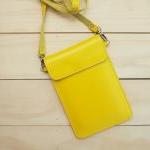 Passport, Travel, Leather bag, Yellow