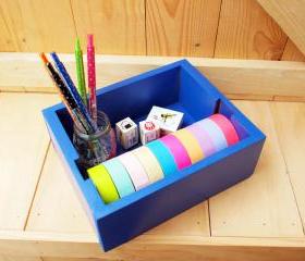 Masking tape Organizer, Navy Blue