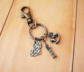 Charm Keychain, Romantic Big Ben