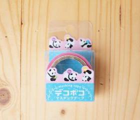 masking tape, panda, die cut