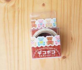 masking tape, Bear, die cut