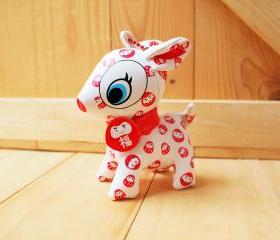 Puchi Babie, Bambi deer key chain, DARUMA