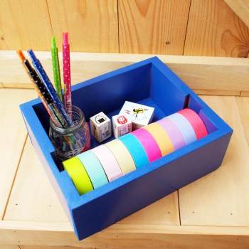 Masking tape Organizer, Navy Blue