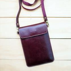 Passport, Travel, Leather bag, PURPLE